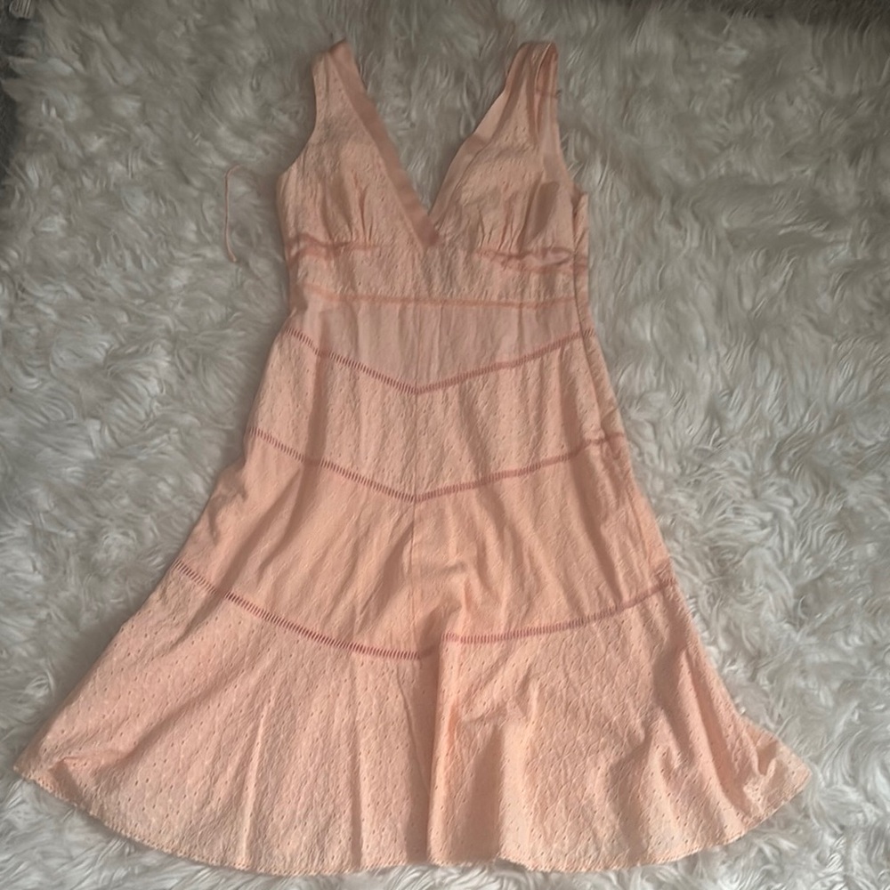 bebe Peach Midi Dress